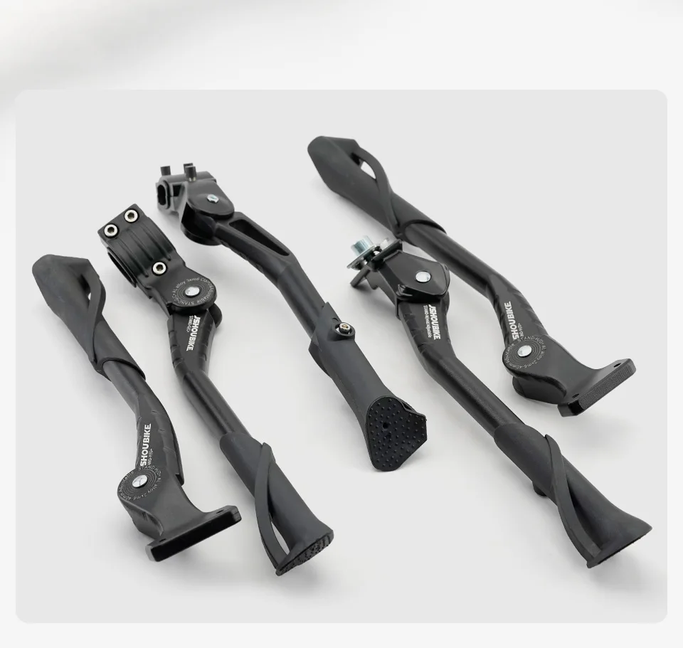 Jshoubike verstellbarer Fahrradst änder Aluminium legierung MTB/Schnee/Faltrad/Elektro fahrzeug Fahrrad Seiten fuß stütze 24-29 Zoll – Detail 4