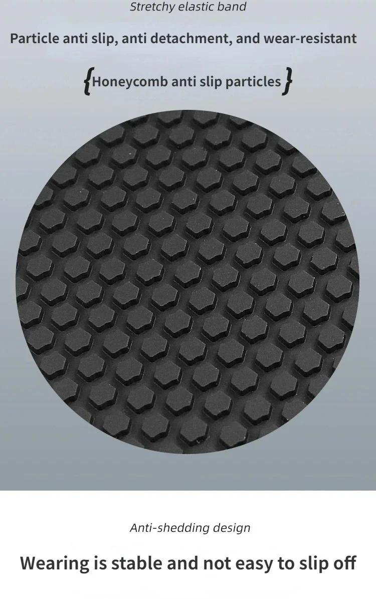 Rutschfester Gummi-Motorradschuh-Schutz, Schalthebel-Pad, Stiefelschutz, Verstellbarer Schutzüberzug, Passend für Motorrad-Zubehör – Detail 4