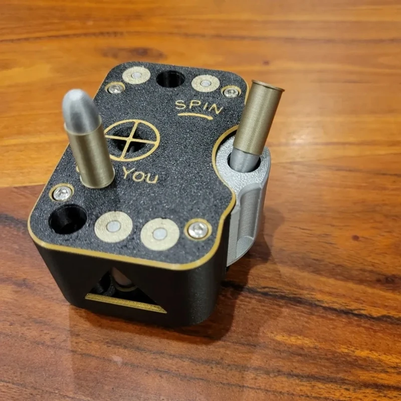 Модная русская рулетка, умеренность, вызов, рулетка, 3D-печатная интерактивная русская рулетка, игра для питья, игра удачи Модная русская рулетка, умеренность, вызов, рулетка, 3D-печатная интерактивная русская рулетка, игра для питья, игра удачи