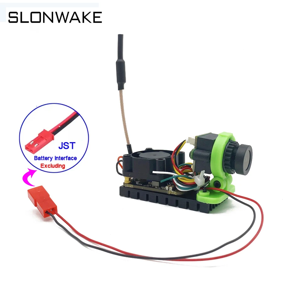 SLONWAKE 5.8G 48CH 300mW/600mW/1000mW adjustable VTX Transmitter Camera 1000TVL 2.8mm lens For Long Rang FPV Racing Drone