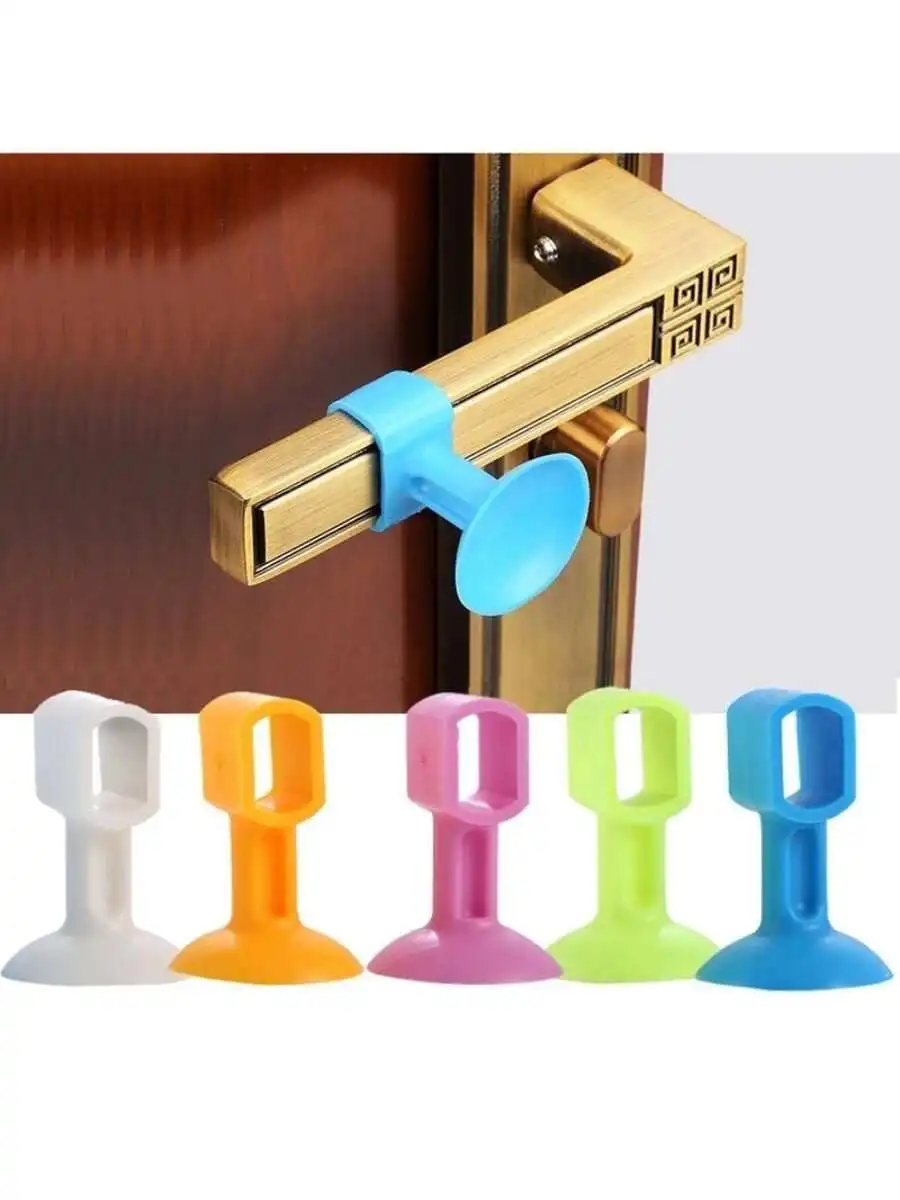 5pcs Soft Rubber Pad Protect The Wall Door Stopper Door Fender Anti-Collision House Door Stopper Cellphone Upholder