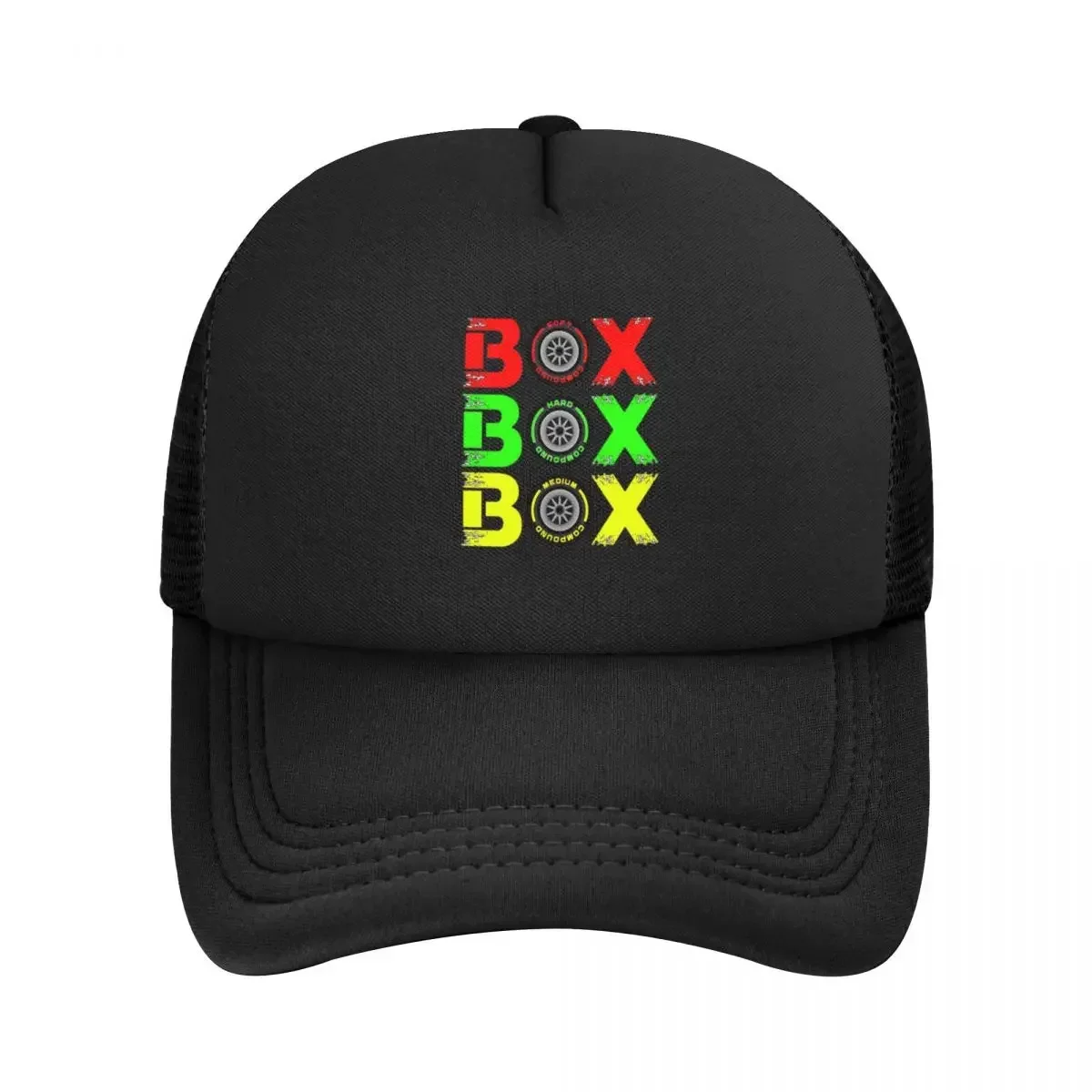 

Box Box Box F1 Mesh Baseball Caps Snapback Fashion Baseball Hats Breathable Casual Casquette Outdoor For Men's And Women's
