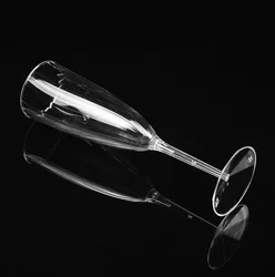 1/8PCS 180ml Plastic Champagne Glasses Flutes Cups For Home Wedding Party Tableware Disposable Plastic Champagne Cups Wine Cups