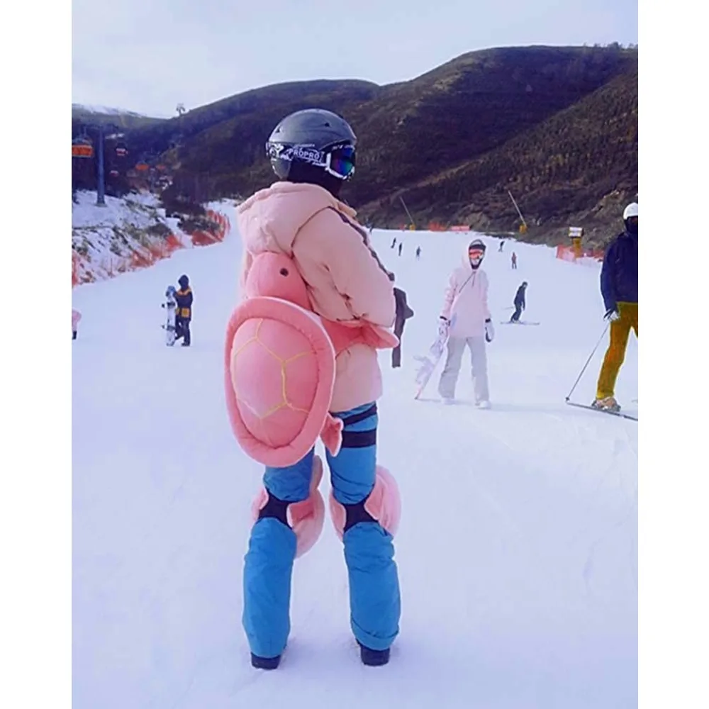 스키 스케이트 스노보드용 보호 장비 귀여운 거북이 쿠션