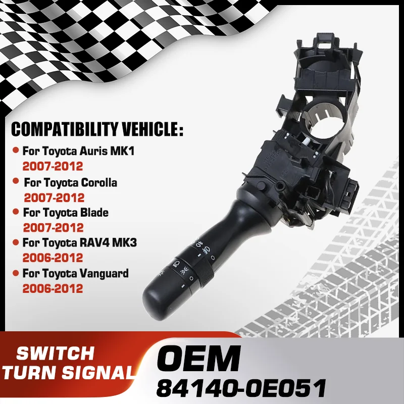 

Car Turn Signal Headlight Switch For Toyota Auris MK1 Toyota Corolla Toyota Blade Toyota RAV4 XA30 MK3 Toyota Vanguard 2006-2012