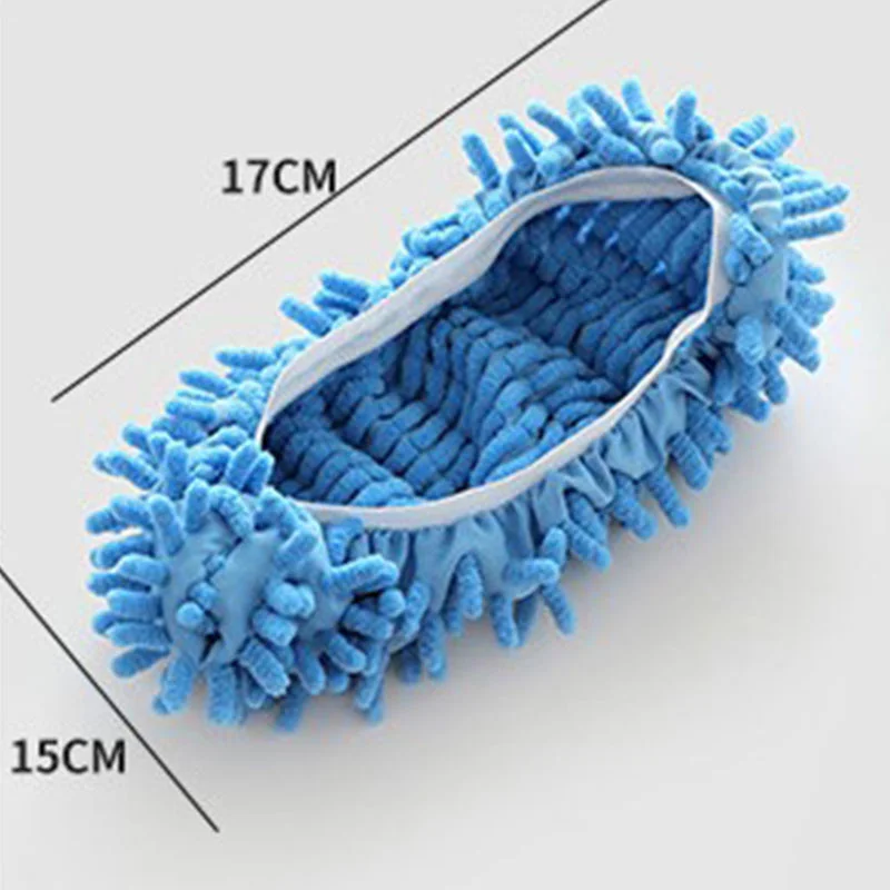 غطاء أحذية شبشب ممسحة الغبار، غطاء أحذية تنظيف الأرضيات من الألياف الدقيقة متعدد الوظائف قابل للغسل