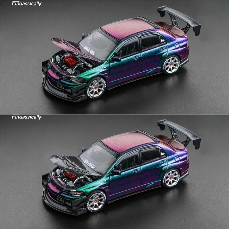 

[PreSale] Findclassically FY 1:64 Singer DLS F40 GT40 917K Countach LP5000S Lancer EVO IX Chameleon Diecast Model Car