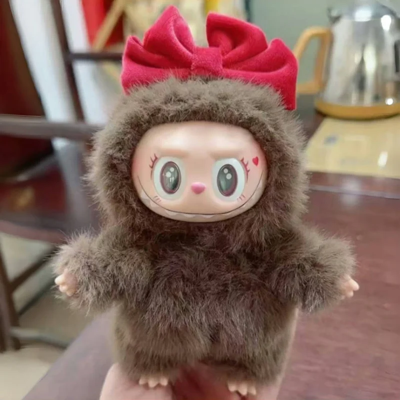 The Monster Labubu Series Zimomo Big Chief Handmade Change Baby Kawaii 1:1 Replica Dolls Toy Backpack Ornament Birthday Gift