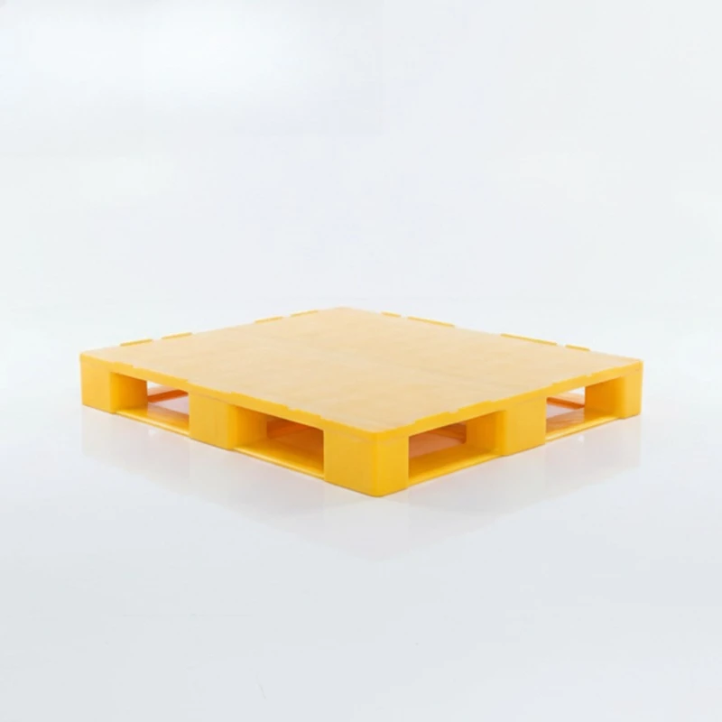 

Closed food grade 3-leg solid tray HDPE European plastic tray 4-way load-bearing reinforced ventilation tray