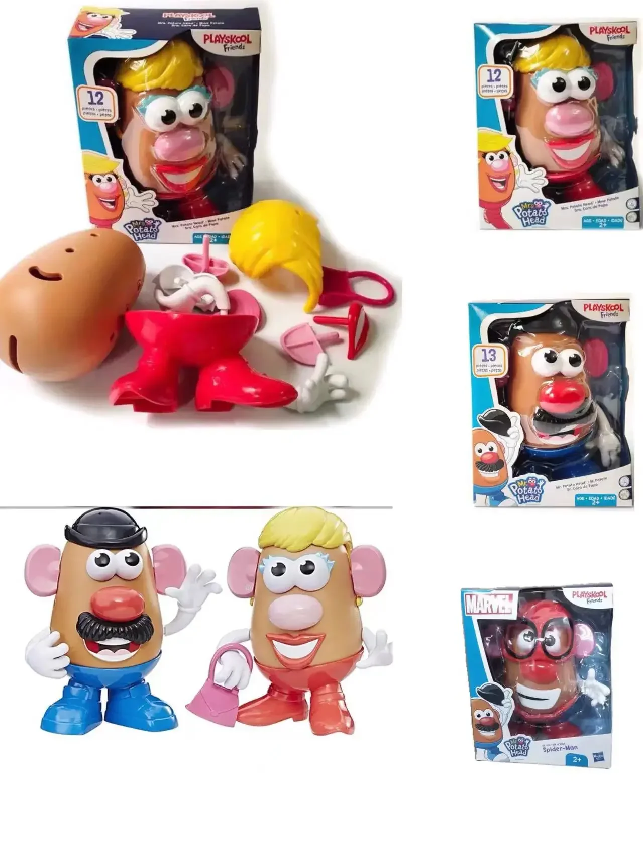 [Funny]Disney Toy Story Mr potato head Mrs. Potato Head Action Anime Assemble Action Figure toy Collect Model children gift Toys