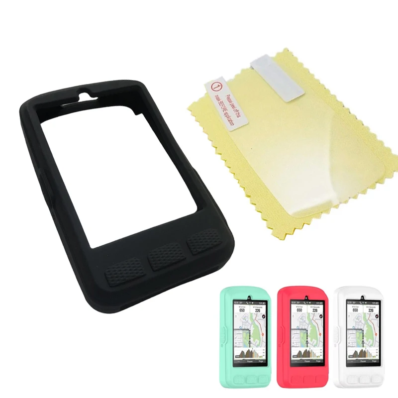 Silikon Weiche Kante Schutzhülle Screen Protector Film Abdeckung Für Wahoo Elemnt ACE Fahrrad Computer GPS Haut Zubehör