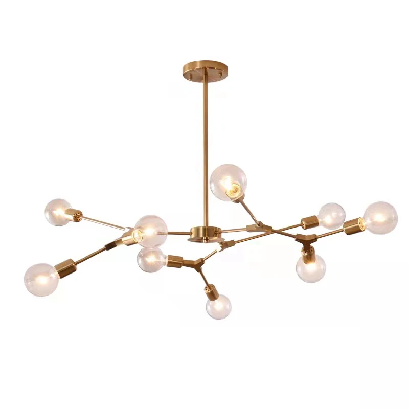 Modern Home LED Chandelier Living Room Decoration  Bedroom  Restaurant Light Study  Molecular Formula Chandelier Lighting