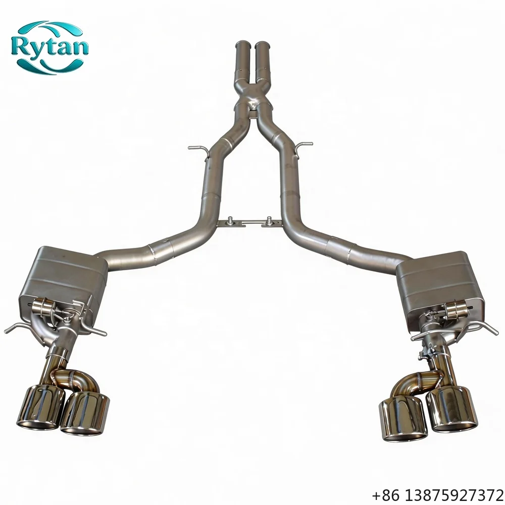 

Выхлопная система Rytan Valvetronic из нержавеющей стали с клапанами, полированная до зеркального блеска, сварка TIG, для W204 C63 6.2L
