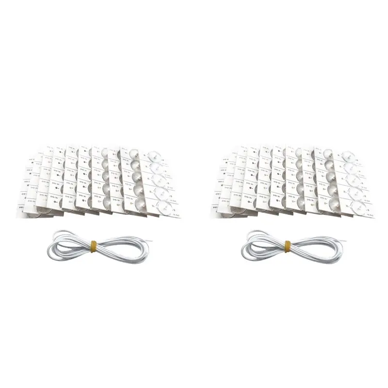 A97I-3V 100Pcs LED Lamp Beads With Optical Lens Filter For 32-65In TV Backlight Repair High Quality TV Backlight Strips B
