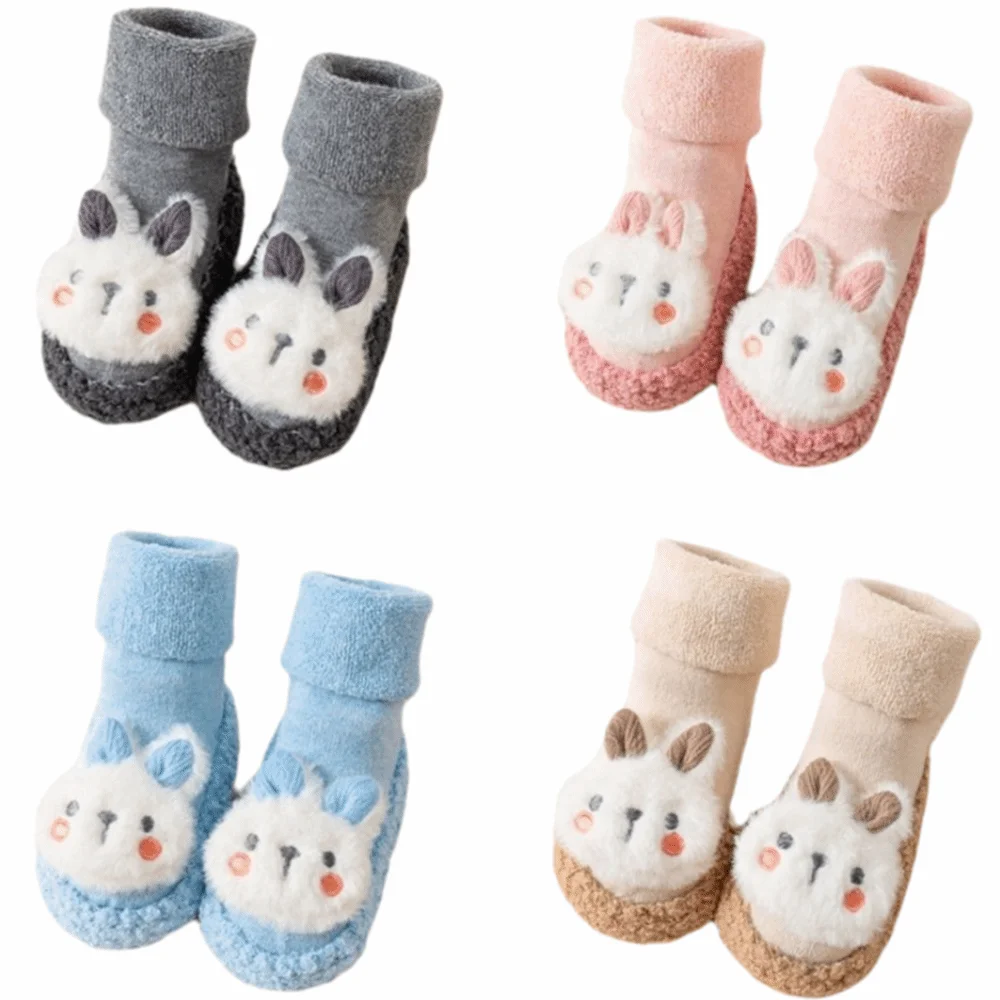 Cute Cartoon Design Walker Shoes Non-Slip Soft Infant Shoes Wear-resistant Breathable Unisex Floor Sneaker Walking Practice