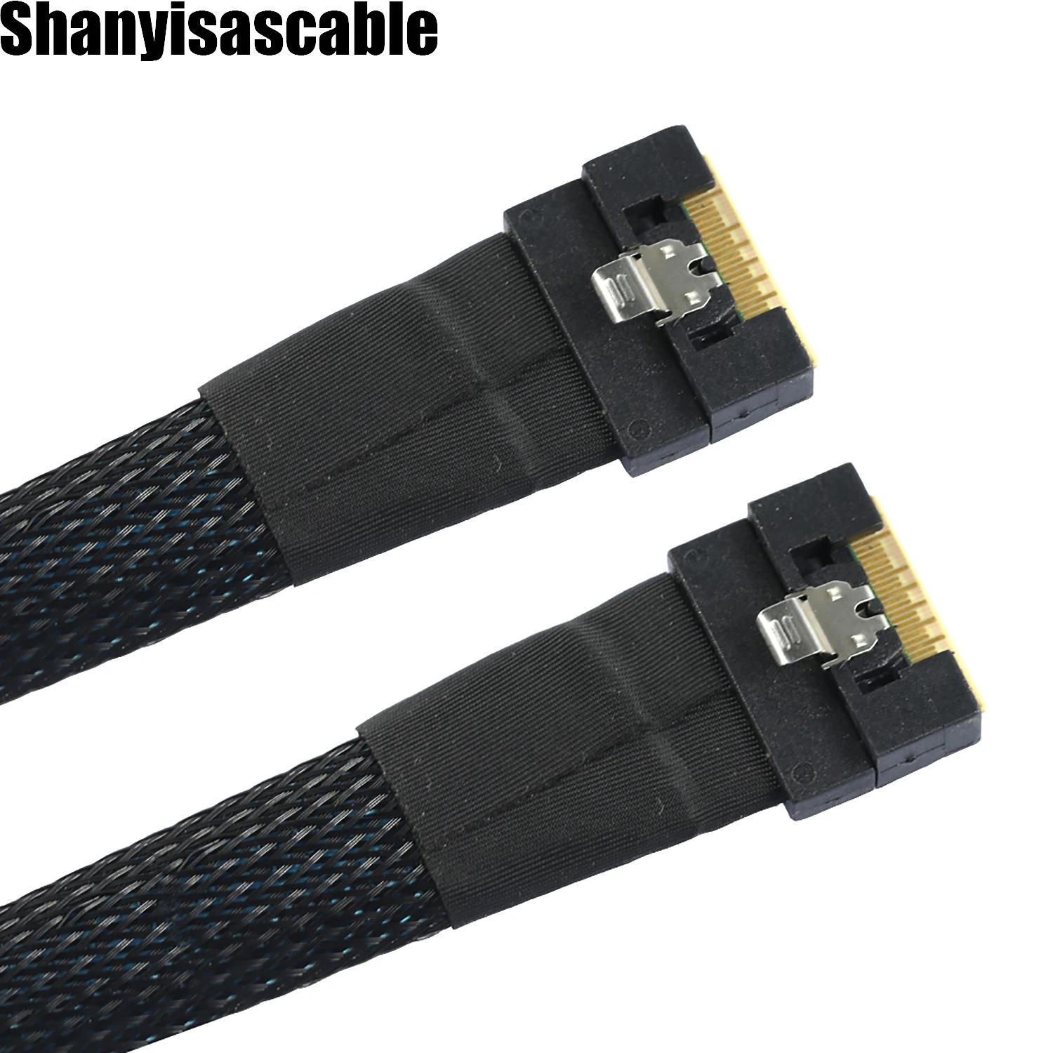 0.5M All inclusive Anti oblique insertion SFF-8654 8i 74Pin to PCI-E Ultraport Slimline 4.0 SFF-8654 Cable