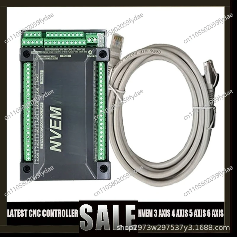 

Latest CNC Machine Tool Motion Controller NVEM V5 Upgrade 3/4/5/6 Axis Control Card Ethernet Interface