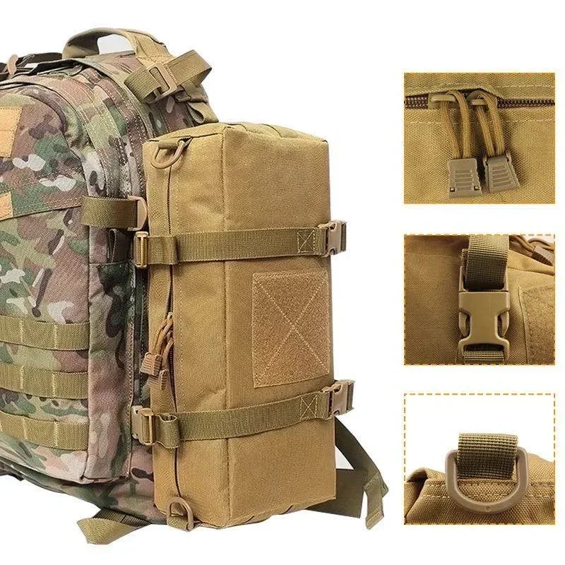 Folding Pouch Molle EDC Nylon Waterproof Hunting Bag Sports Fishing Waist Pack Travel Camping Hunting Cross-body Shoulder Bag