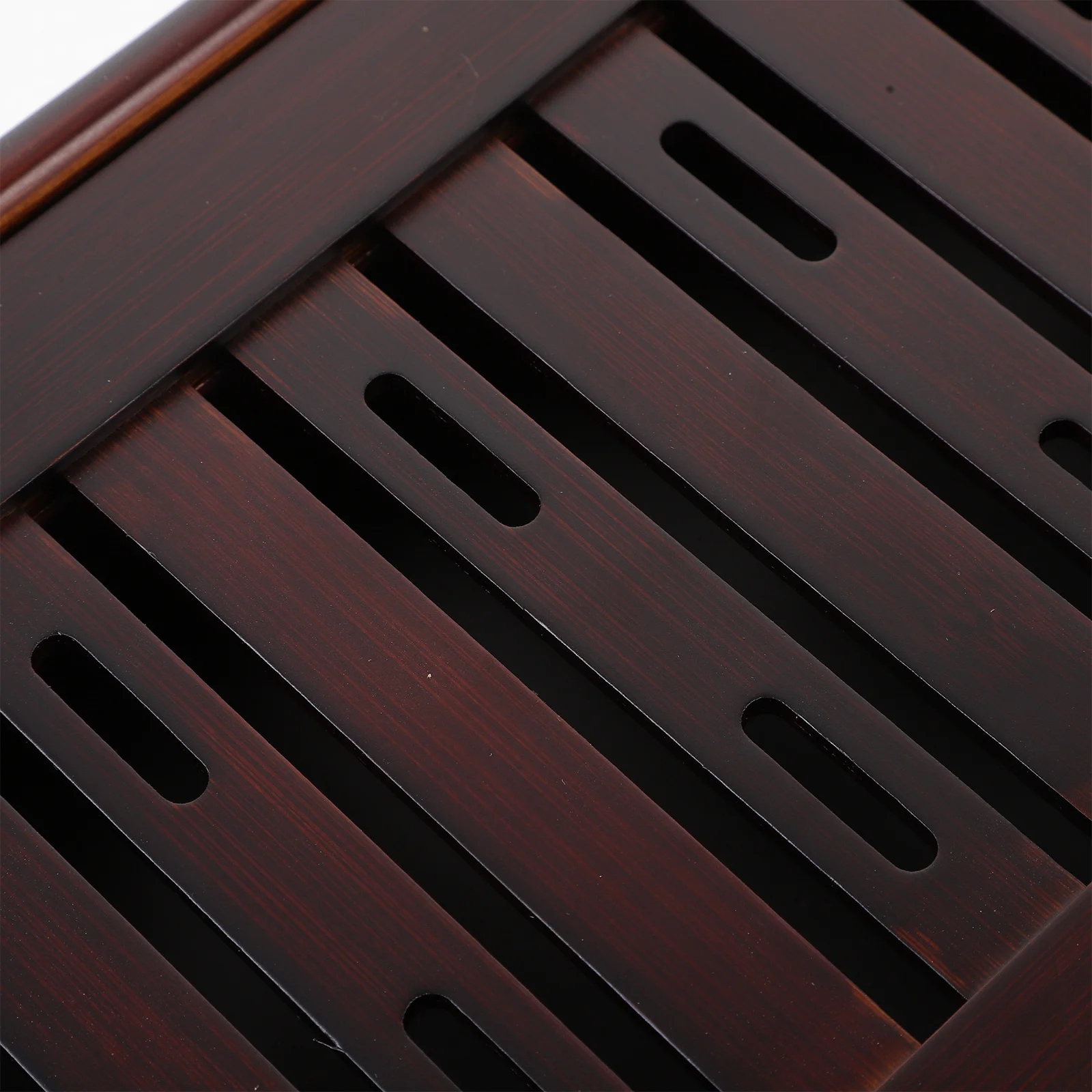 

1 шт. бамбуковый поднос для чая, прямоугольный простой дизайн, съемная панель, большая вместимость, противоскользящий домашний ресторан, кофейня, хранение