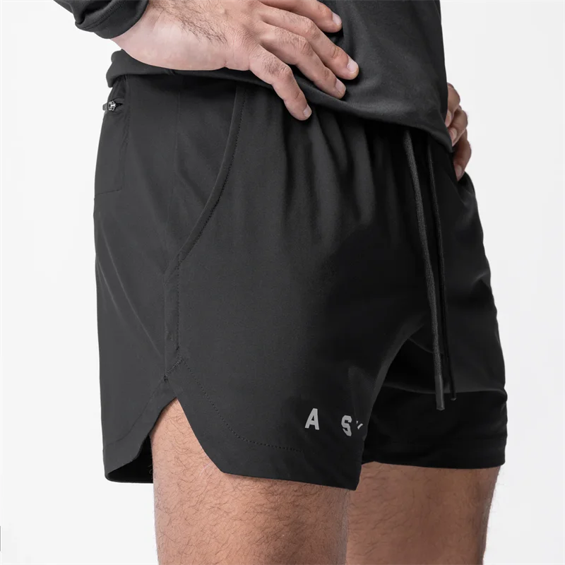 Pantalones cortos deportivos informales para hombre, ropa de verano para correr, gimnasio, correr, entrenamiento, secado rápido, transpirables,