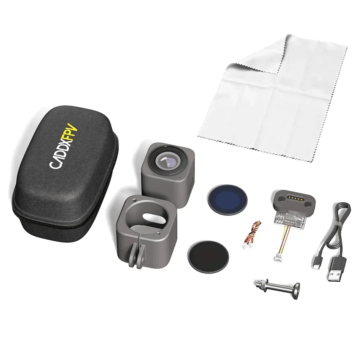 

Caddx Walnut Action ND8+ND 16 4K/60fps 2,7K/60fps 1440P/60fps (FOV) 150 градусов H264/H265 60 грамм спортивный 38x36mm Racing Dr one