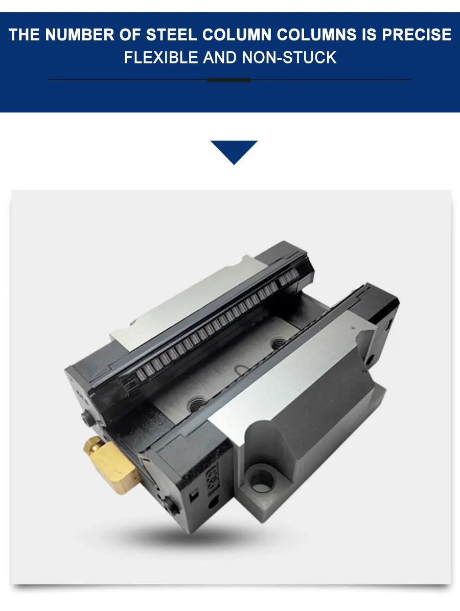 1pc RGH30CA RGW30CC Block Slider Wagen Linear Führungsschiene Schwere last H Klasse CNC Maschine Zentrum Präzision Hohe stijfheit Roller – Detail 5