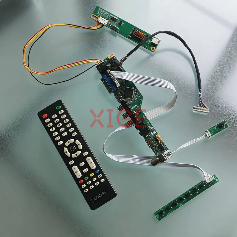 

Плата привода контроллера подходит для LTD133EWMZ LTD133KX2S LT133DEVJK00 LP133WX1 1-CCFL 1280x800 LVDS 20-контактный комплект 1280*800 HDMI + VGA + AV + USB