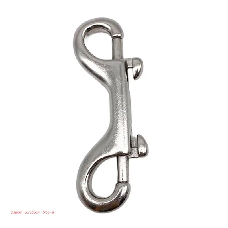 Double Ended Bolts Diving Hook Clip Stainless Steel Quickly Link Carabiner Enduring Scubas Triggers Clip Easy to Use