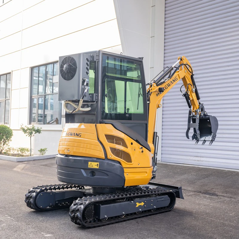 2.5 Ton Mini Excavator With AC Cabin Hydraulic Crawler Small Digger CE Euro5 Certified Multifunctional Digging Machine Customiz