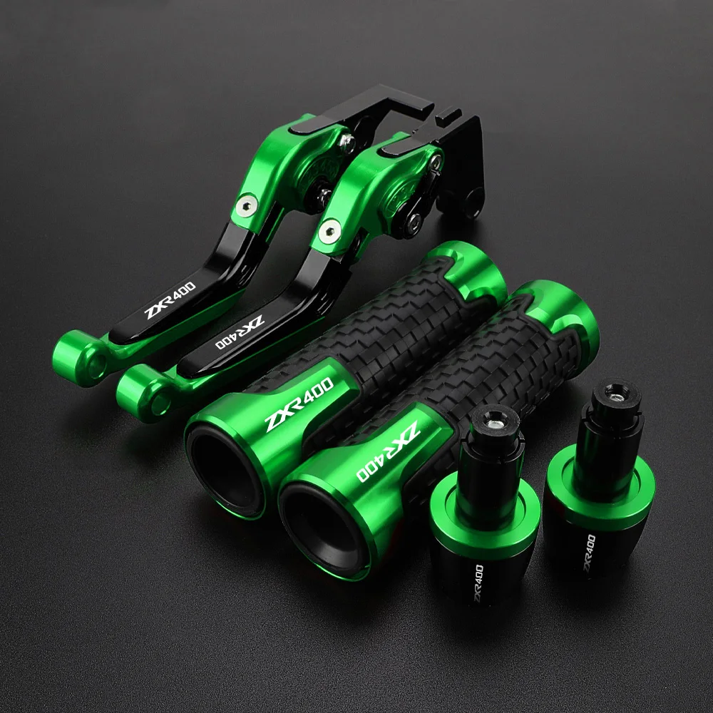 Motorcycle FIT For Kawasaki ZXR400 AllYears 2025 2024 2023 2022 2021 2020 2019 2018 2017 Clutch Brake Lever Handlebar Grips Ends