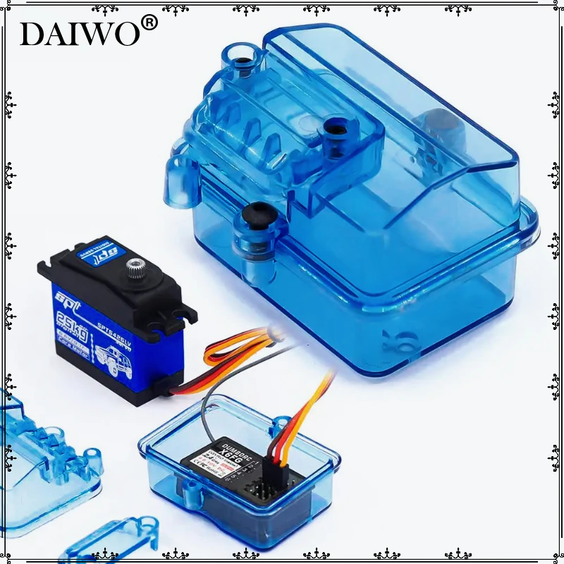 Waterproof Receiver Box for Rc Car Remote Control Car Model Ship for Rc Crawler Axial Scx10 90046 Traxx Trx4 Yikong Hsp D90 D110