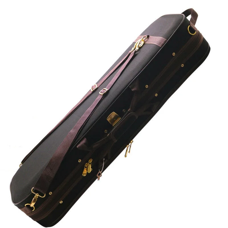 4/4 Violin Case High quality Stringed Instrument Accessories Built-in Hygrometer Music Tool Storage Box Fiddle Violin Hard Bag