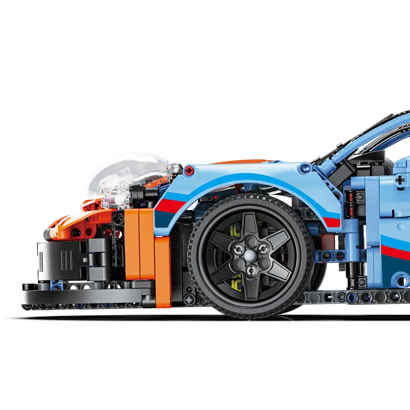 MOC 1680Pcs City Technology Super Speed Sport Car  Brick Vehicle 1:10 Rsr Model Toys Building Blocks Birthday Gifts for Children