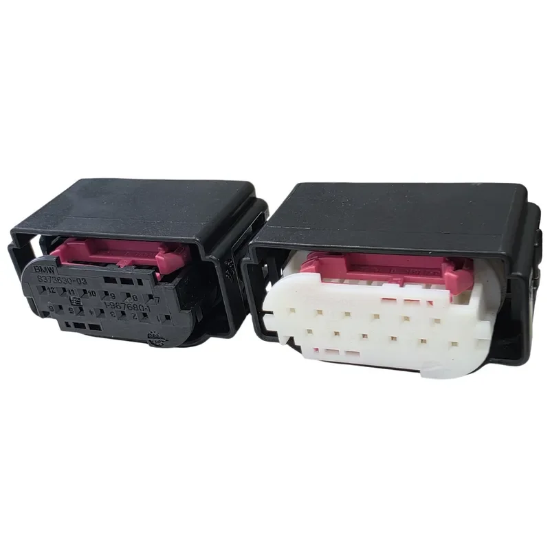 12 Pin Car Electrical Connector Plug Compatible with 8373630-03 6925552-03 1-967680-1 2-967680-1 Auto Wiring Harness Terminal