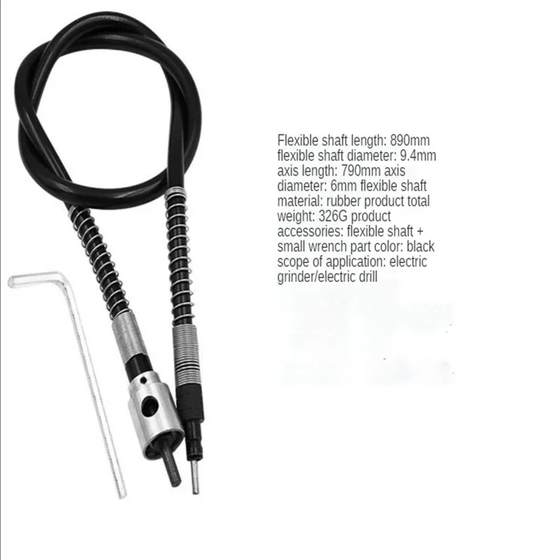 Imagem -03 - Ferramenta Moedor Rotativo com Eixo Flexível Ferramenta Rotativa Dremel Mandril de Broca 0.36 mm