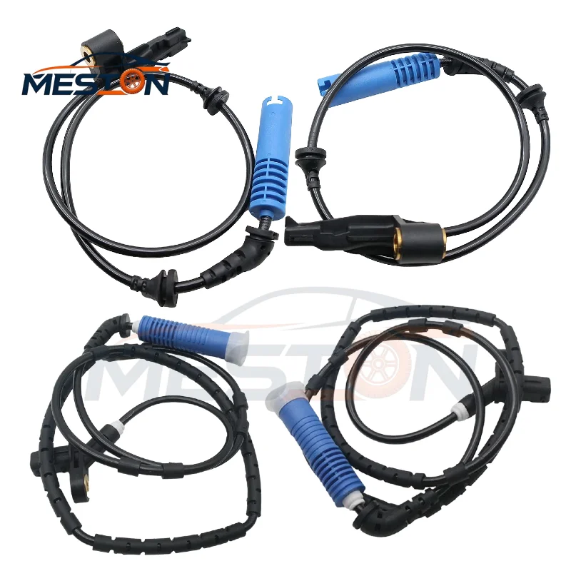 4PCS Front Rear Left/Right ABS Wheel Speed Sensor For BMW E46 316 318 320 330 Z4 E85 E86 OEM 34526752681 34526752682 34526752683