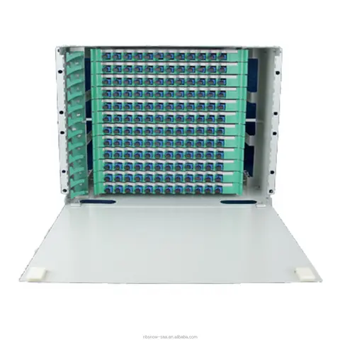 144 코어 SC FC ST 풀로드 ODF 광 분배 프레임(48개 어댑터 및 48개 피그테일 포함)