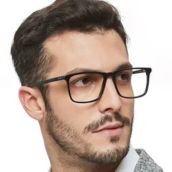 OCCI CHIARI Computer Glasses Frame Men Fashion Optical Eyeglasses Frames Clear Lens Blue Light Gaming Eyewear Prescription Male