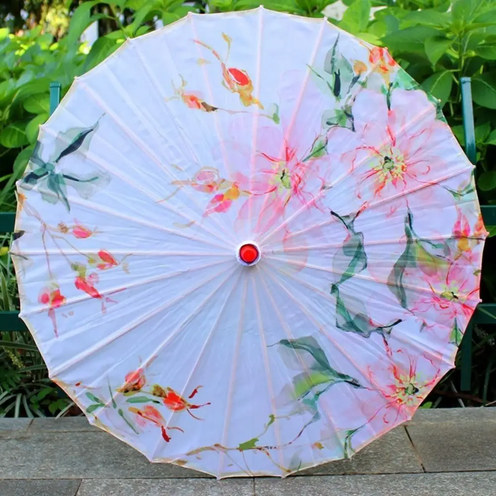 الصينية العتيقة نمط مزيتة ورقة مظلة 56 سنتيمتر 10 ألوان مظلة الزخرفية ازياء مظلة التصوير