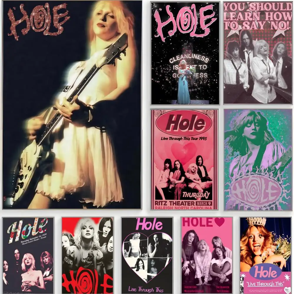 alternative rock Hole Poster Classic Wall Art  Home Decor  Peel and Stick Unframed