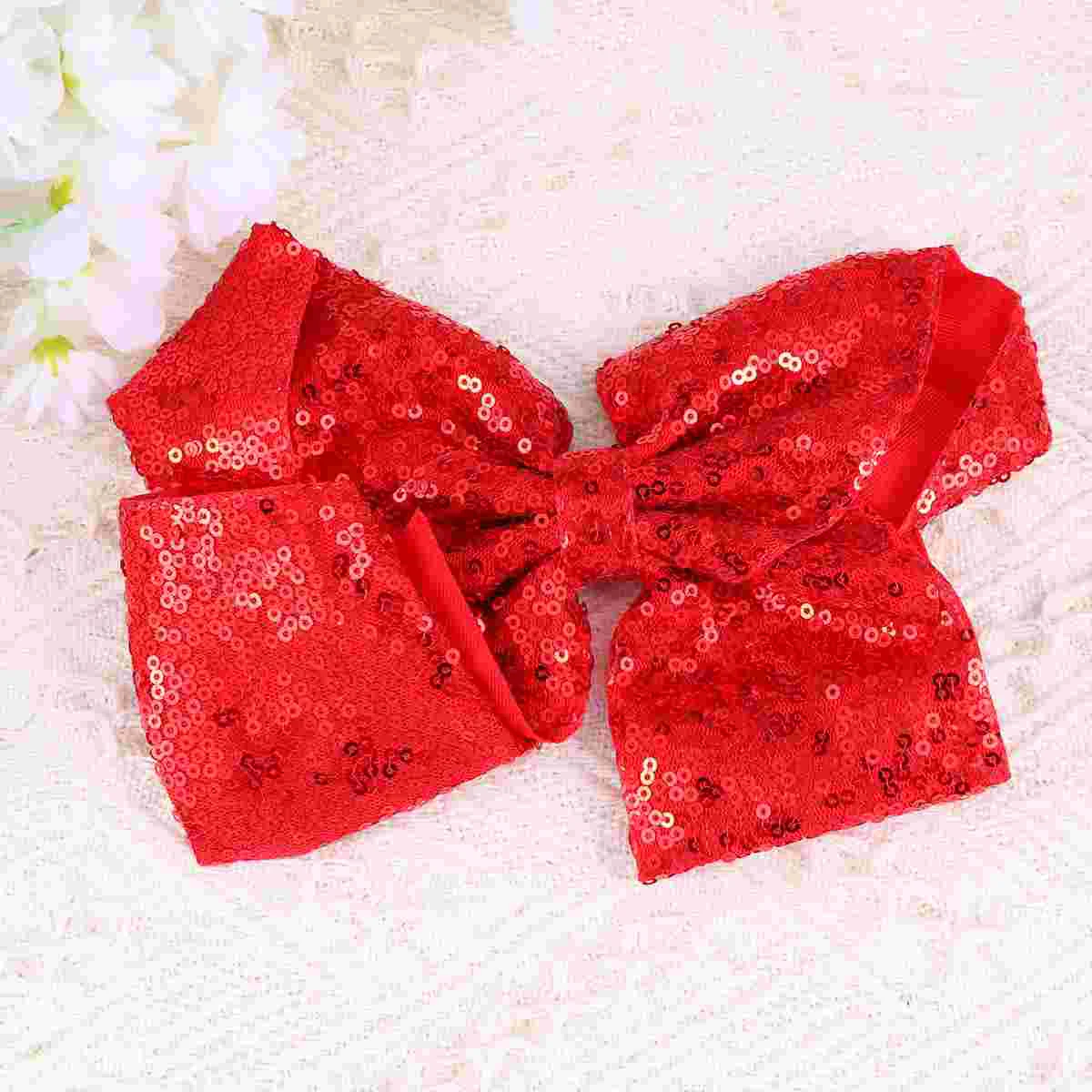 Extra Large Child Hair Clip Lined Alligator Clips Bow Barrette Bowknot Barrettes