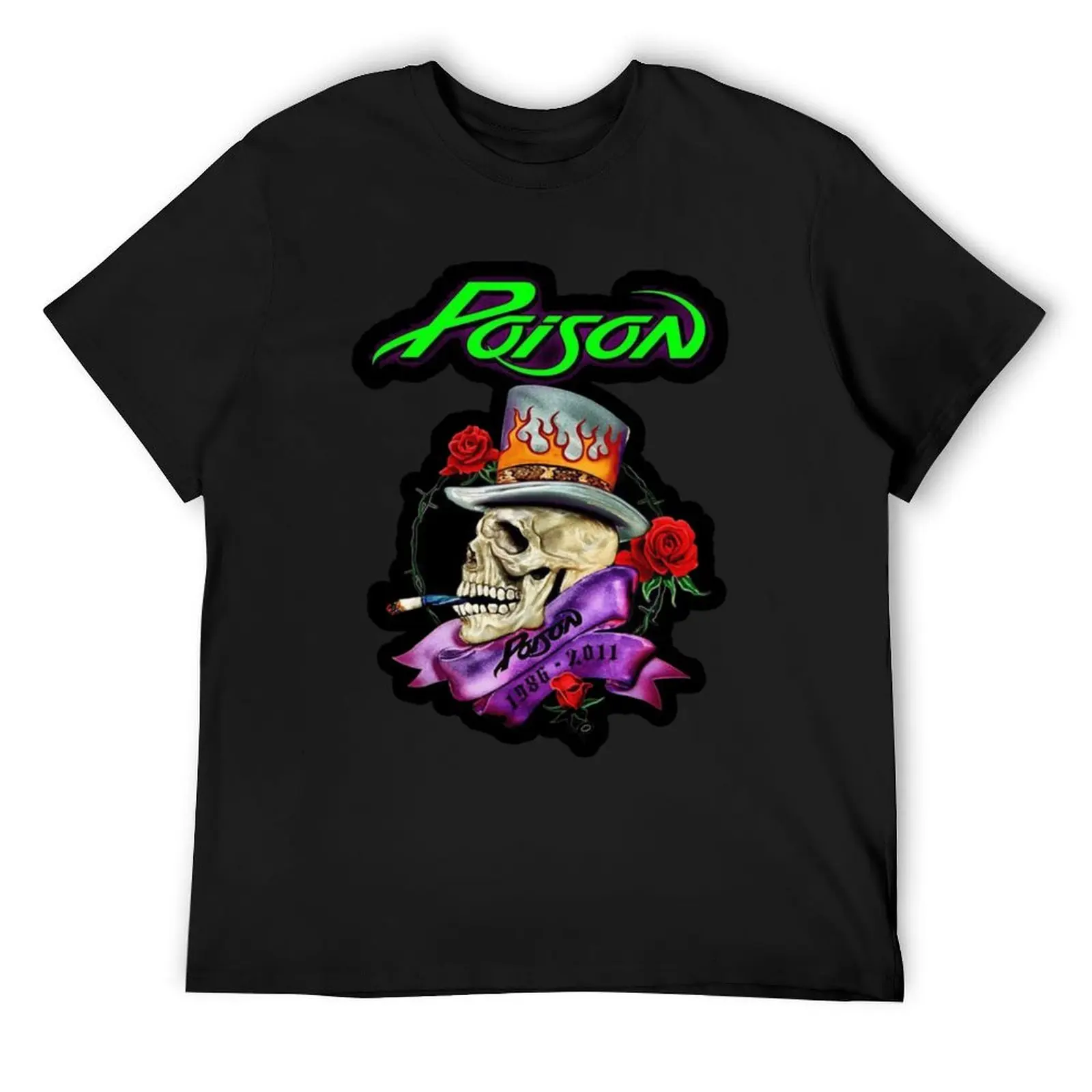 

poison T-Shirt boys whites anime stuff t shirts for men cotton