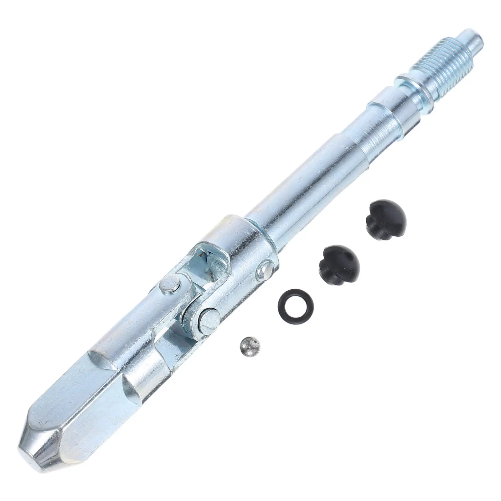 

1Set Horizontal Jack Accessory Universal Joint Tool Heavy Duty Steel Oil Seal Dustproof Design for Floor Hydraulic Bottle Jack