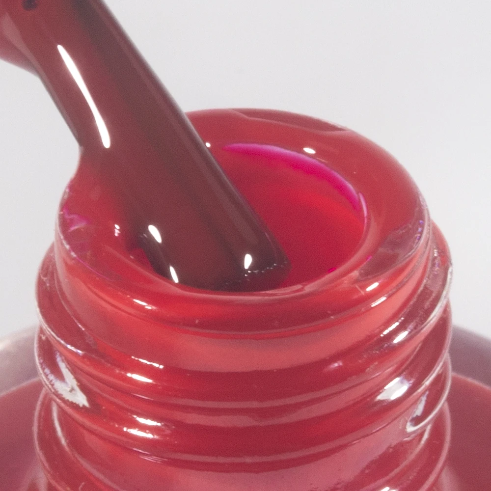 Tinovo Uno Smalto per unghie rosso mela Super Shine Rinforzo per unghie normale Indurente Asciugatura rapida Riparazione manicure Unghie sottili e danneggiate