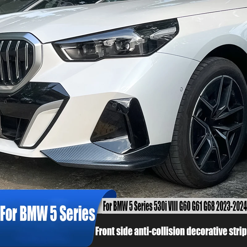 

For BMW 5 Series 530i VIII G60 G61 G68 2023 2024 front bumper left and right decorative strips car exterior decorative parts