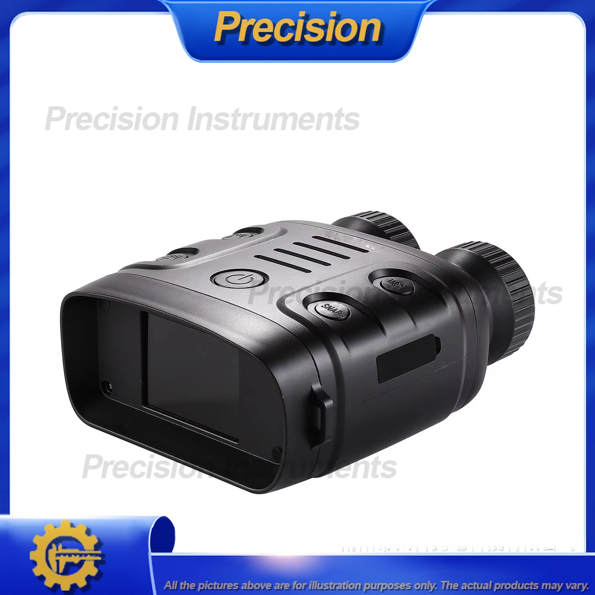 2026 High Definition Outdoor Binocular Telescope with Infrared Night Vision for Day and Night Surveillance and Video Recording