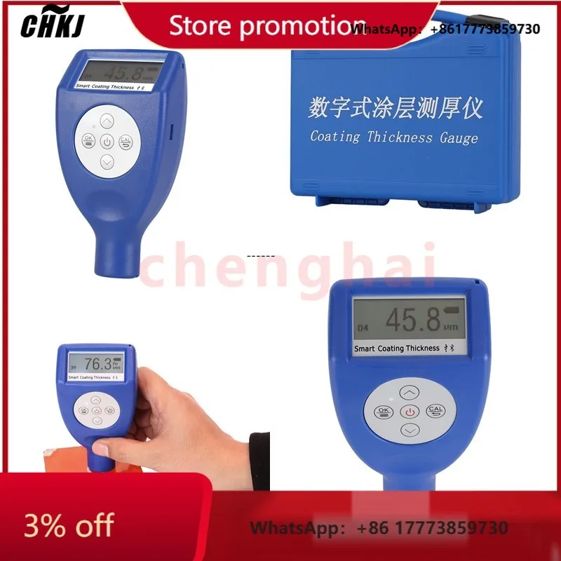 

CHKJ-2025NEWDouble Function Coating Thickness Gauge Portable Magnetic Thickness Gauge Widely Used in Anti- Automotive
