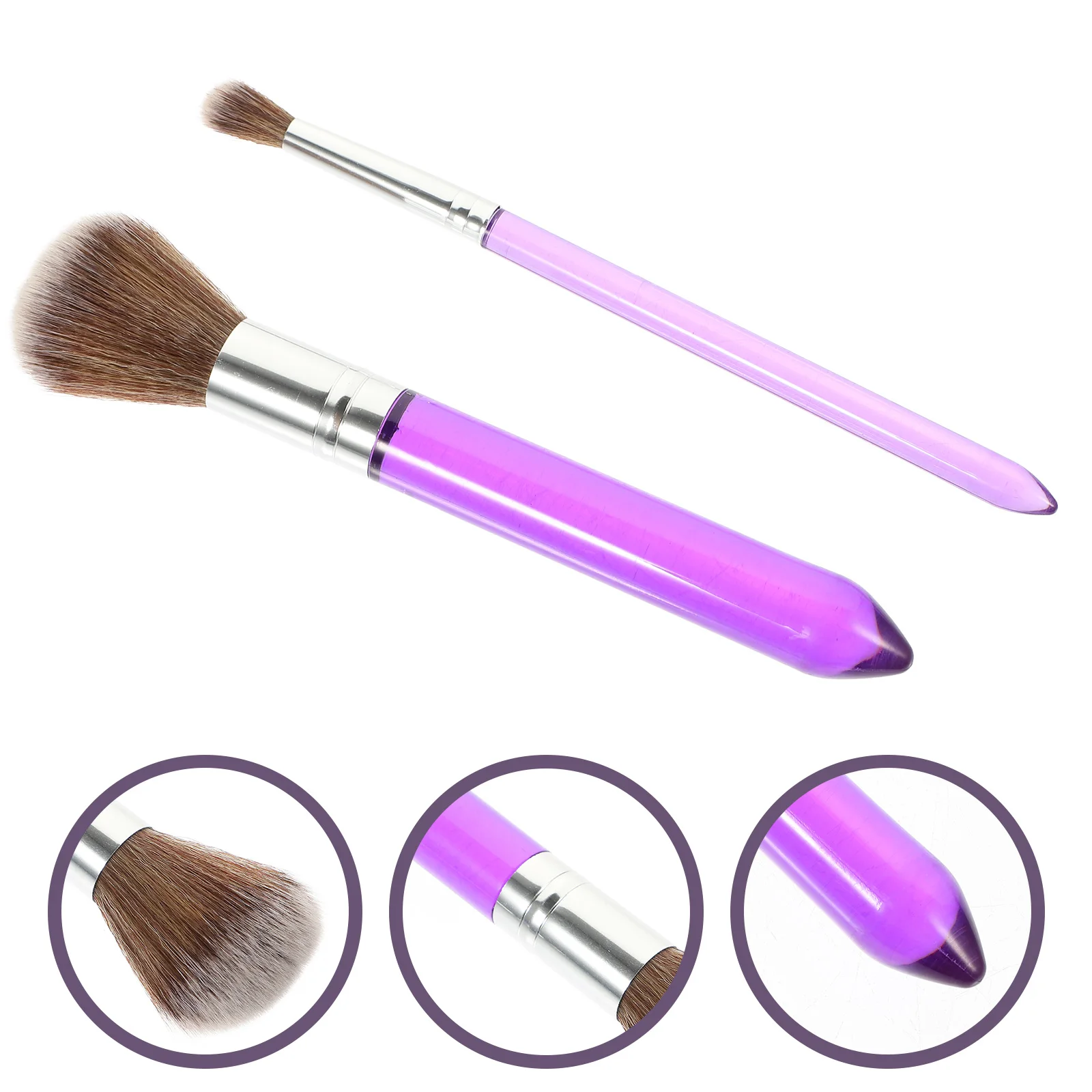 

2pcs Cake Decorating Brushes Food-Safe Nylon Brush Set For Fondant Cake Painting Baking Tools Dessert Brush Cookie Decorating