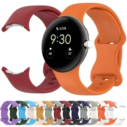 Sport Silicone Strap for Google Pixel Watch 4/3 45mm 41mm Band No Gap Bracelet Correa for Pixel Watch 4/3/2/1 Original Wristband