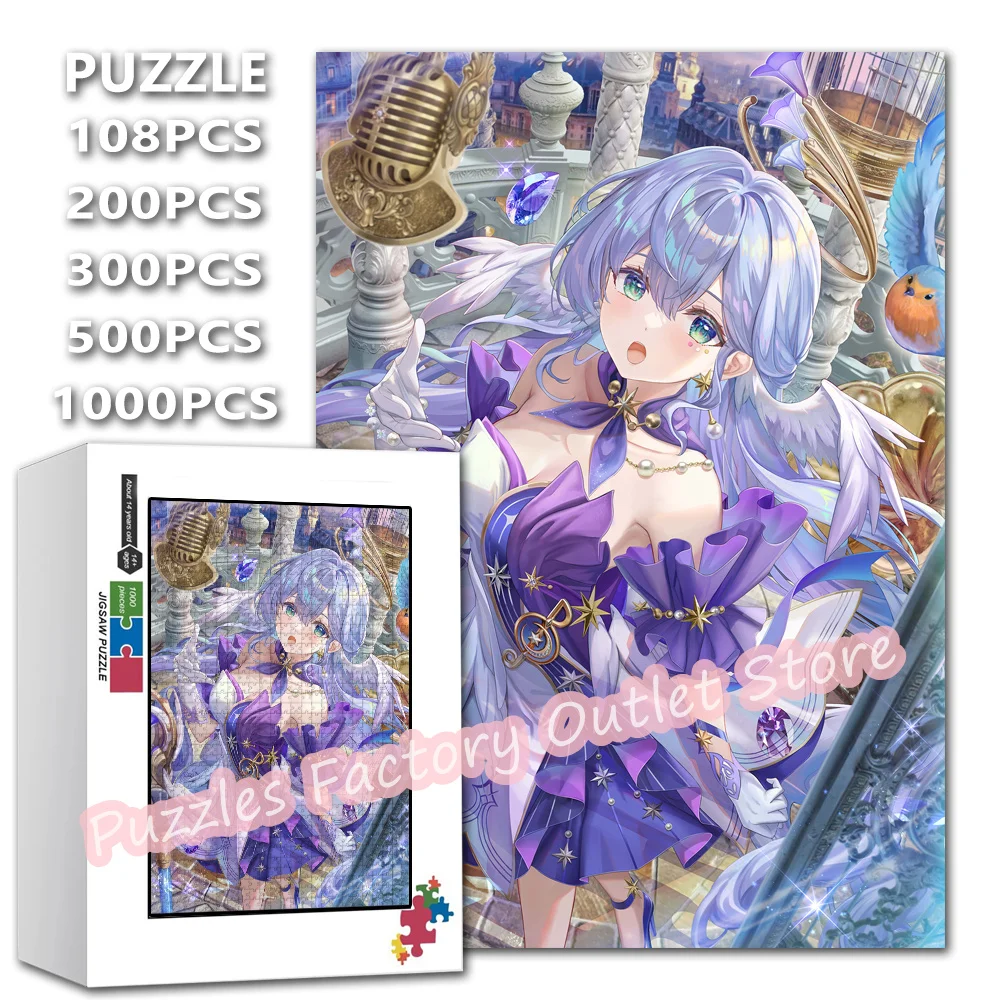 

Diy Assemble Decompress Puzzle Japan Anime Beauty Girl 108/200/300/500/1000 Pieces Jigsaw Puzzles Stress Relief Education Toys